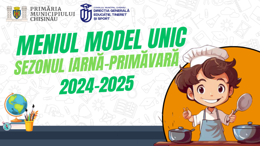 Se anunță implementarea Meniului Model Unic pentru sezonul iarnă-primăvară în grădinițele din Chișinău.