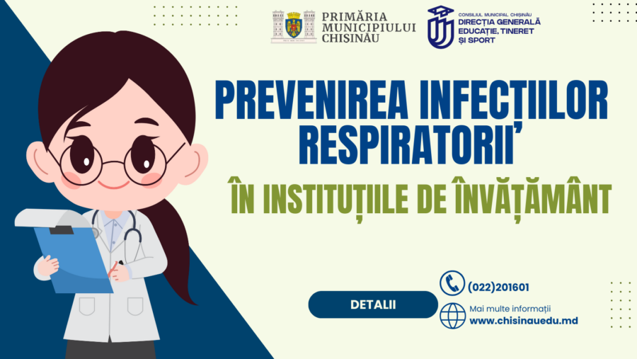 Prevenirea infecțiilor respiratorii în instituțiile de învățământ